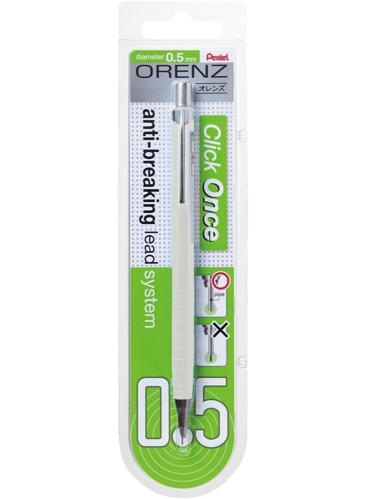 Pentel 1-Piece Orenz Mechanical Pencil 0.5mm Thickness Assorted Barrel Colours - Image 1